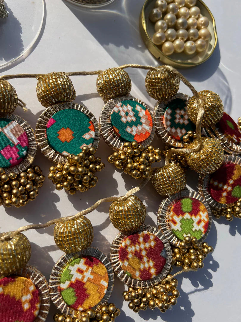 The Ready To Glam OG Infloresence Divine Pichwai Spherical Glass Lumba Toran