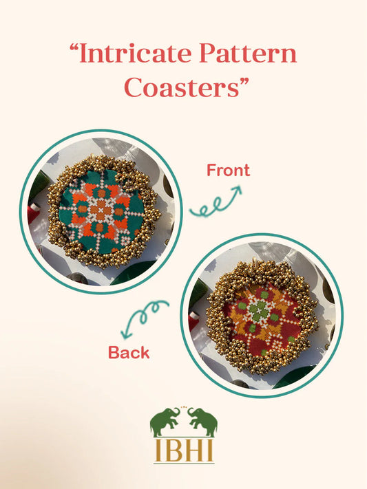 FIFO Pallet: Green + Maroon Navratna Patola