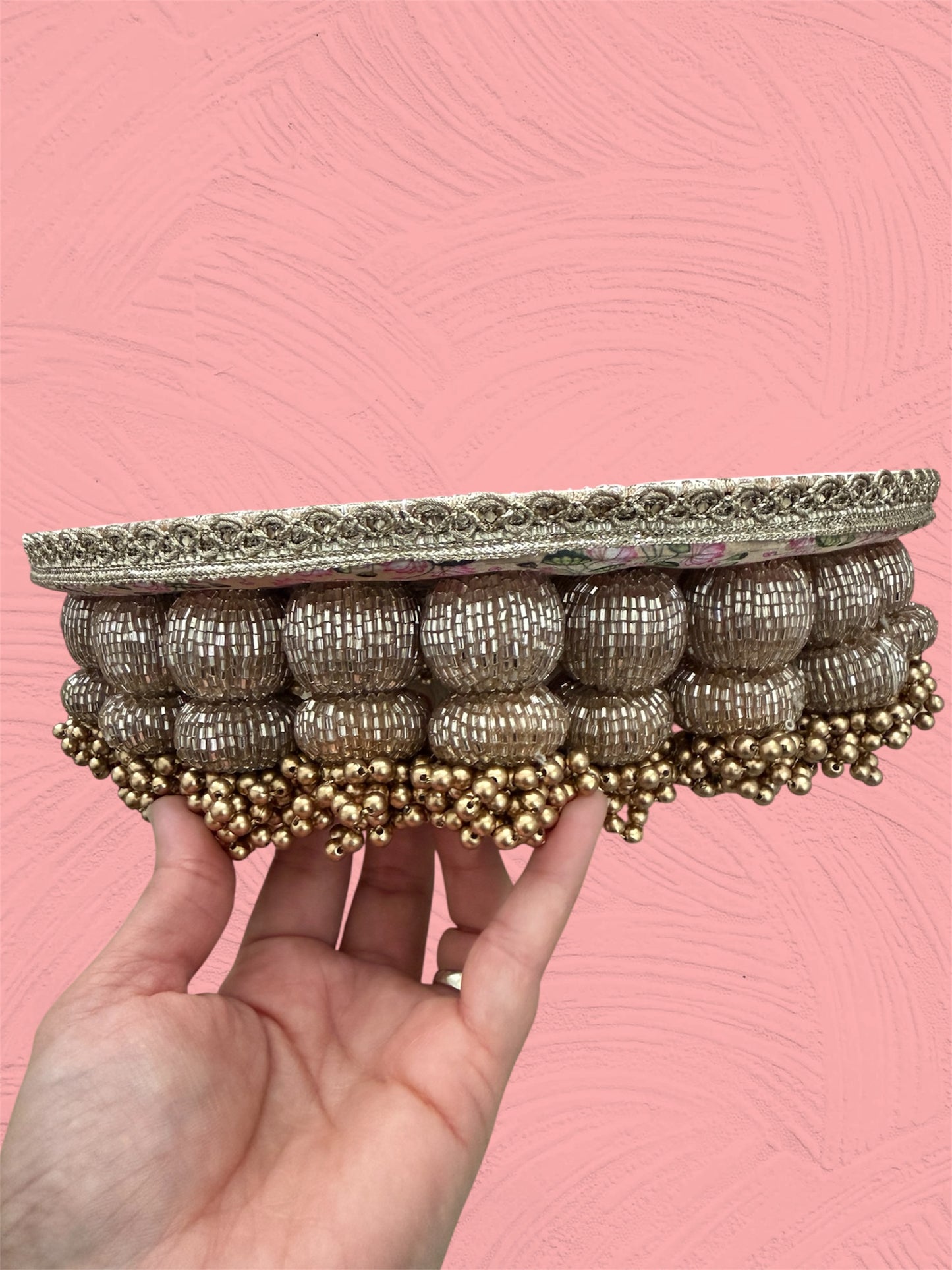 Mirror Shirror + OG Inflorescence Divine Pichwai Dangler Platter