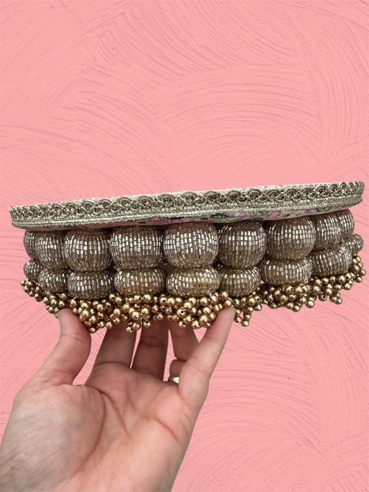 Mirror Shirror + OG Inflorescence Divine Pichwai Dangler Platter