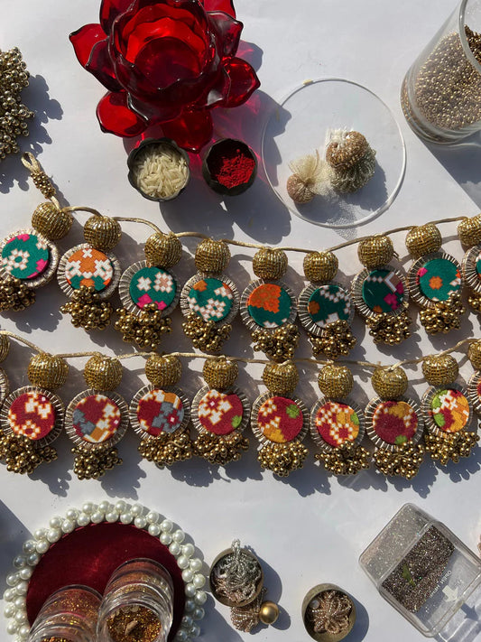 The Ready To Glam OG Infloresence Divine Pichwai Spherical Glass Lumba Toran